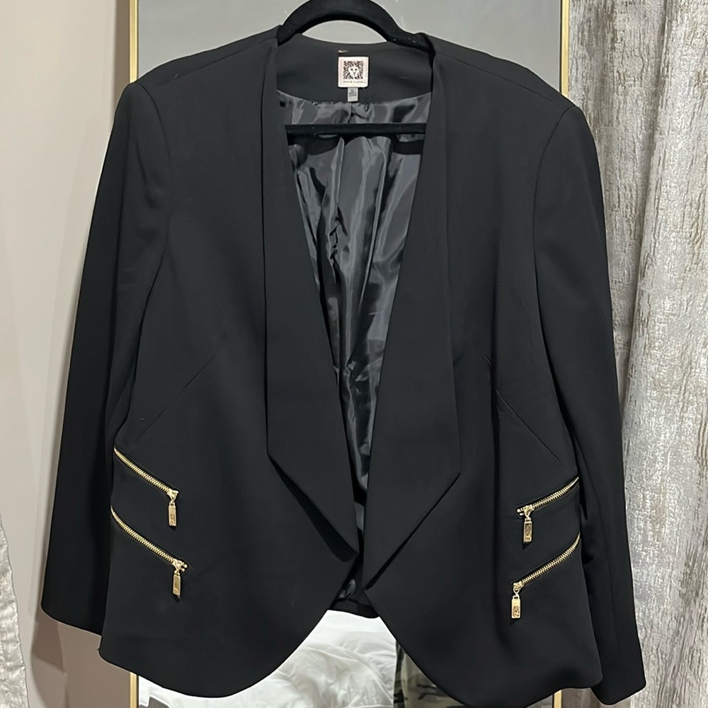 ANNE KLEIN Black Blazer XL